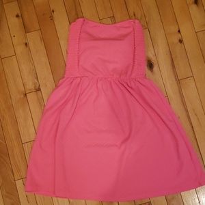 Derek bright pink tube dress